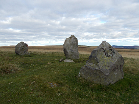 Stone Circle at bottom of Dunmoor Hill / Cunyan Crags. Ingram Valley, Northumberland.
Saturday 26.11.16