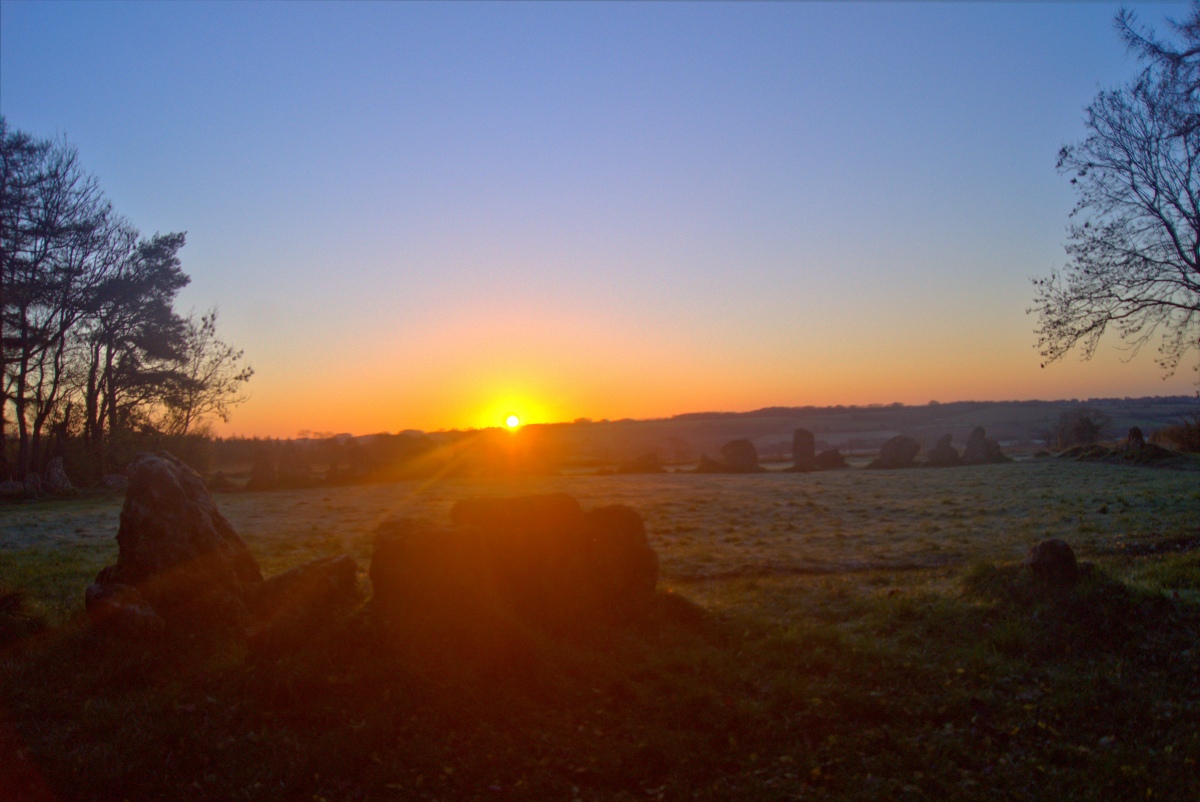 As near to Samhain sunrise as I could get,  8:07am, 4th Nov 2020.  This is taken from over 'the altar' as I call it. 