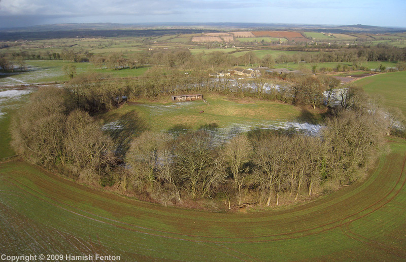 Oblique Kite Aerial Photograph, taken from the south

26 December 2009