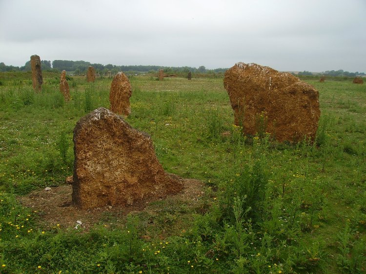 To the SE, this stone outlies the circle. Clive Ruggles advised the excavators it had no astronomical significance.