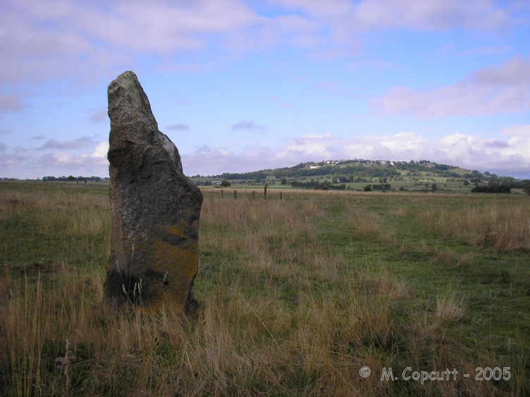 The menhir is a nice lump of pointy topped basalt. 