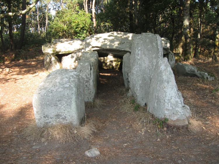 Megalithic site of Mane Croch near Erdeven, Western Brittany
