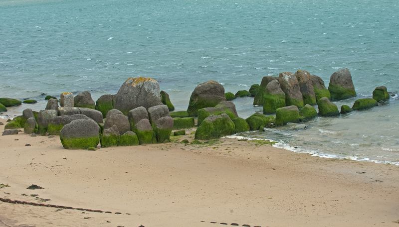 Guinivrit, fascinating site on the windswept shore of northern Brittany.