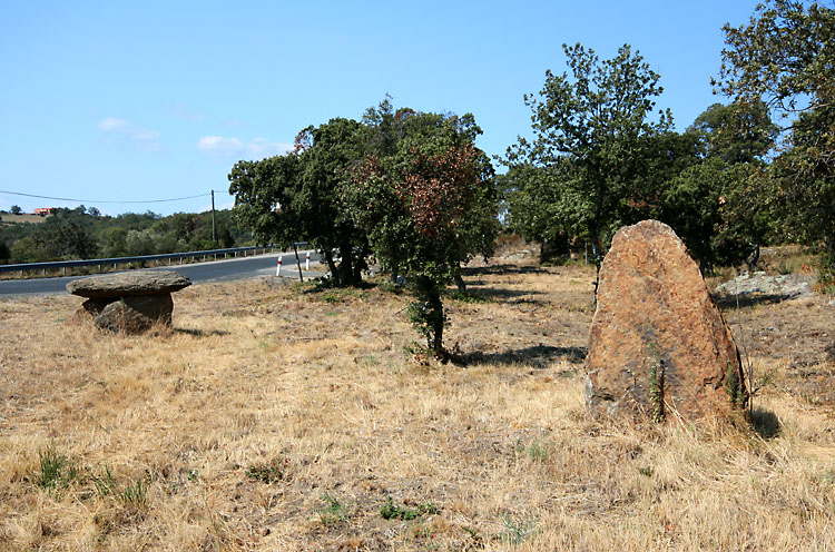 Caladroy Dolmen and Menhir