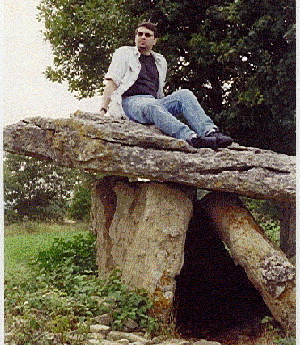 Dolmen de Sirandels at Buzeins Dept. Aveyron D12, somewhere between Castres and Albi near the N11 Road in Southern France in August 2001. My first Dolmen.

Picture Courtesy of Jane Thompson