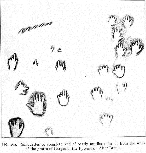 The mysterious handprints, image from 