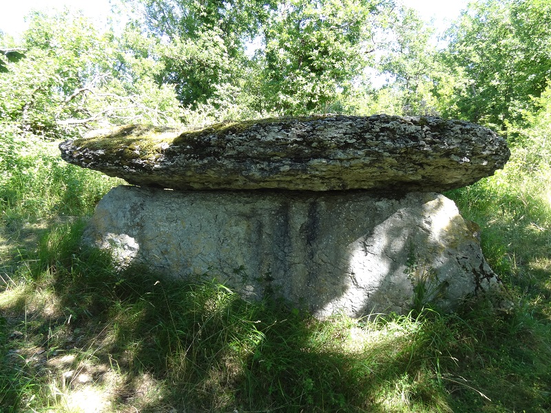 The dolmen from another side, July 6, 2016