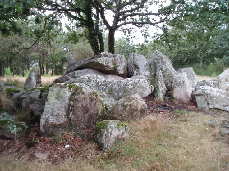 Dolmen de Riholo. This picture shows what is taken from the West.
