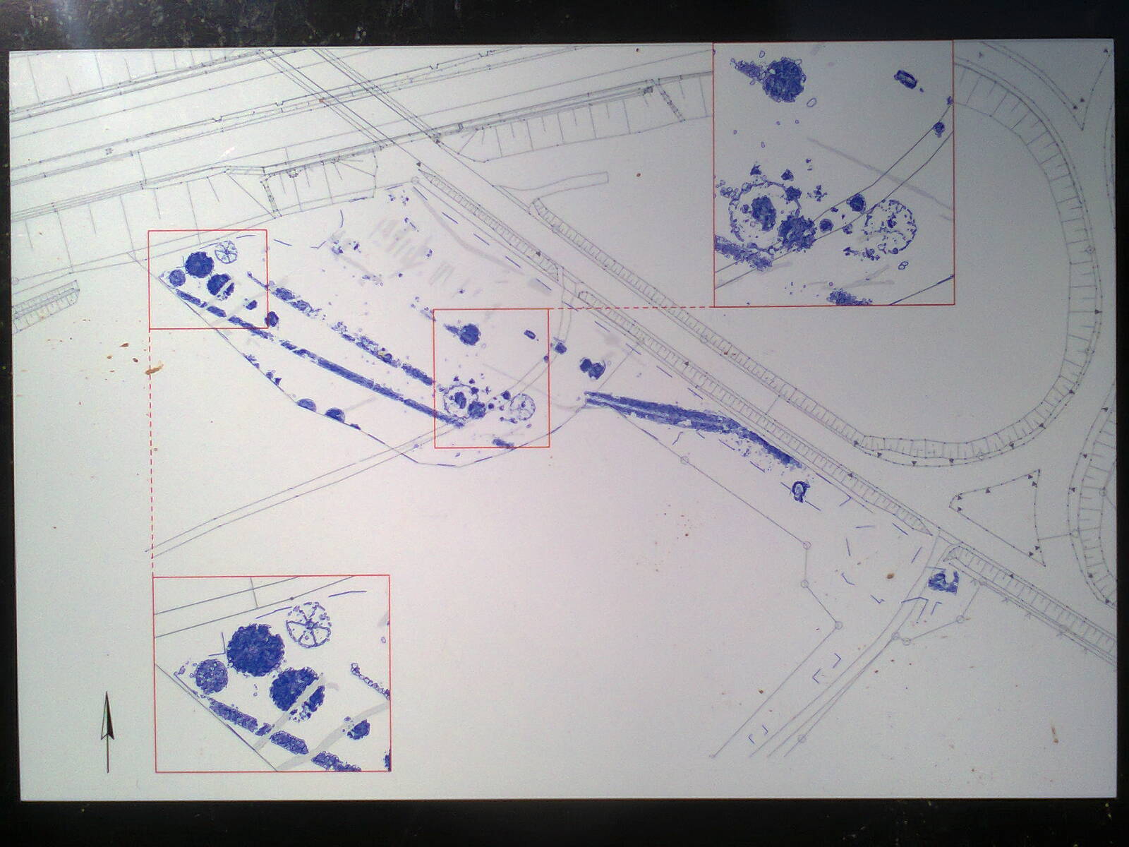 Infoboard in the village schmölln about the excavation.

Picture by Bøddel 30/10-2016