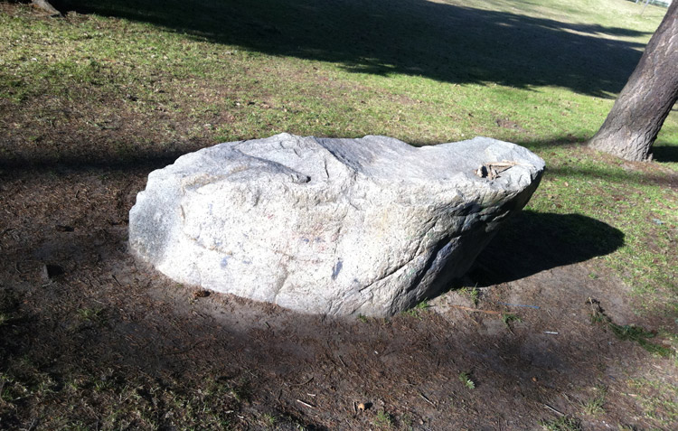 large boulder