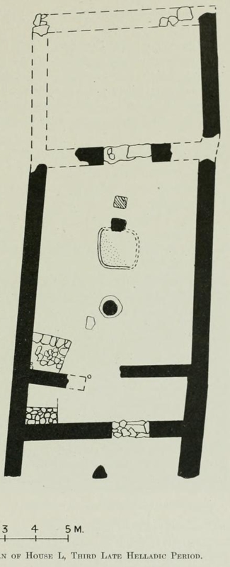 Layout of house, from 