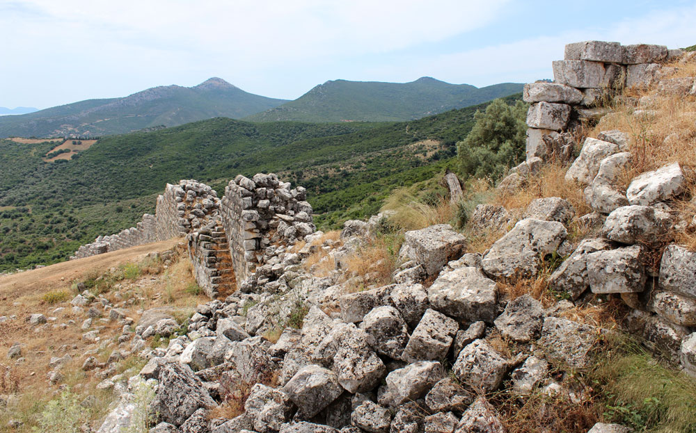 Remains of the wall.