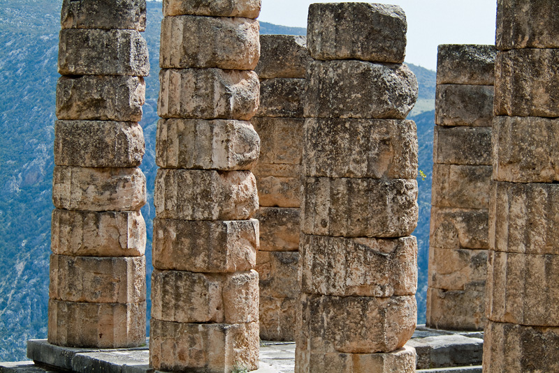 Delphi Temple. Site in Attica/Central Greece Greece
