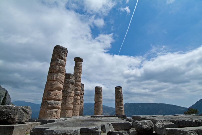 Delphi Temple. Site in Attica/Central Greece Greece

