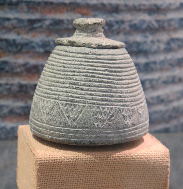 Jar dated to 2nd millennium BC.  Photographed in October 2017