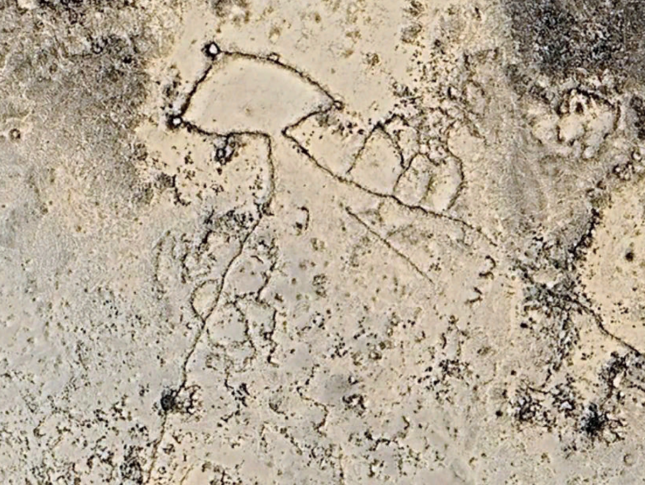 Google Earth image of kite; imagery dated 15Jul2023