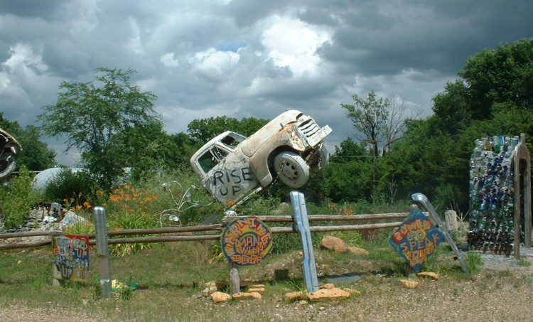 Truckhenge, photos courtesy of Brook Greene, son of the owner Ron Lessman.