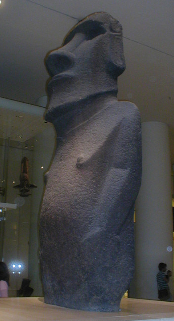 Hoa Hakananai'a in the British Museum.