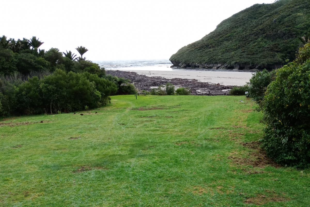 View towards the site from the Department of Conservation hut.  June 2020