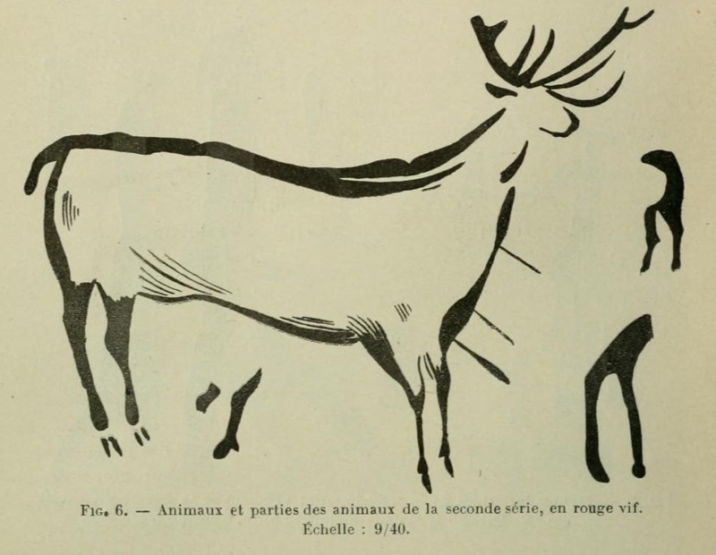 A Deer, from Breuil's account in 