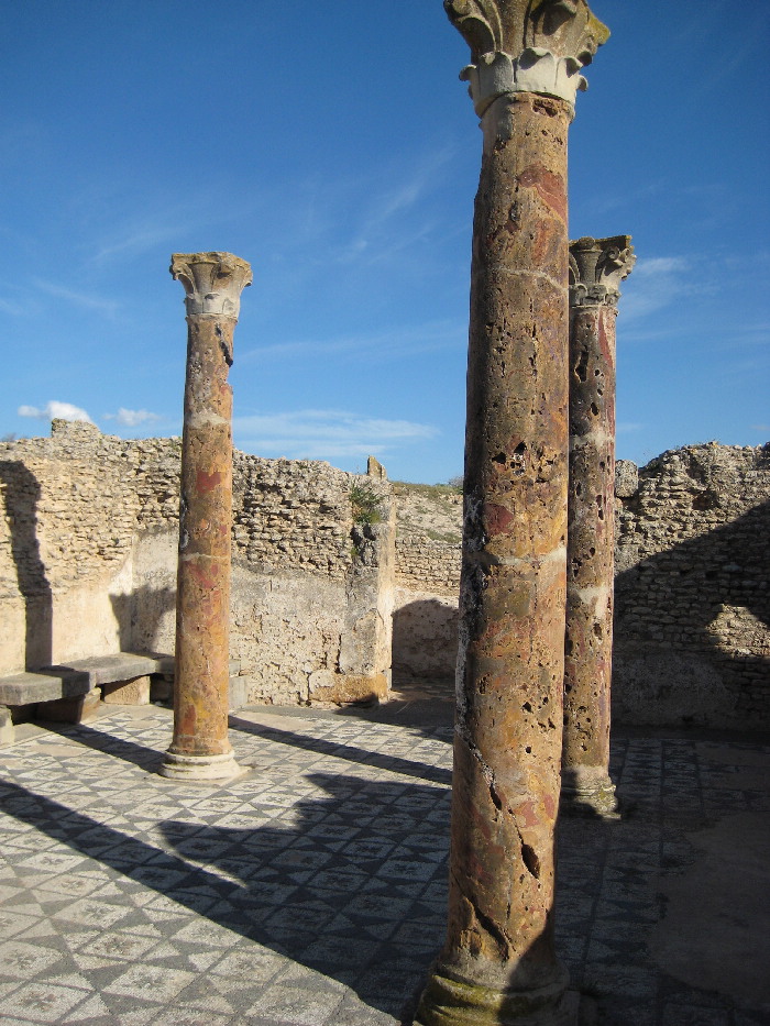 Winter Baths.
Thuburbo Majus was one of the few Roman provincial towns I know of to sport two Baths.