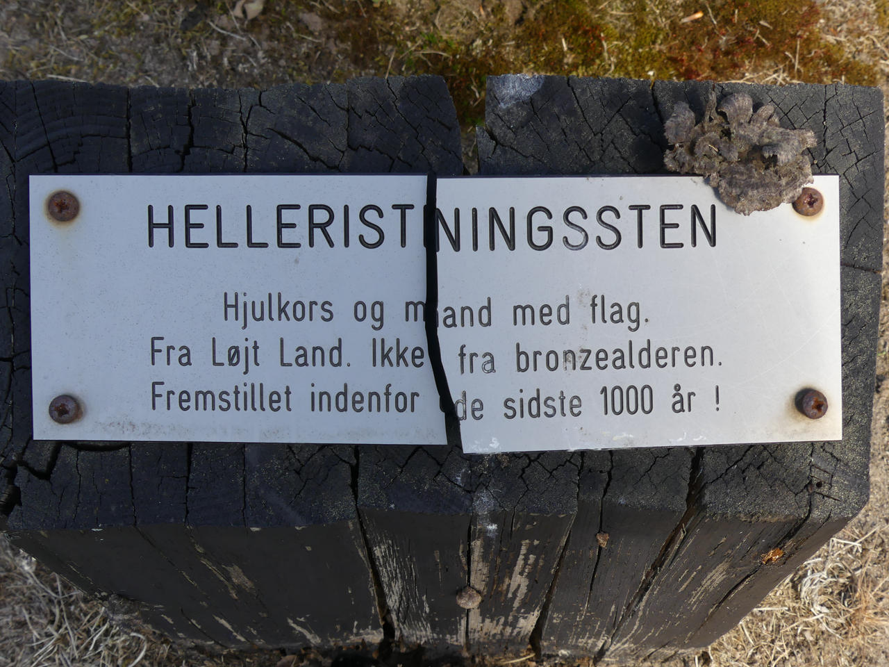 Helleristningssten.  (Photo : May 2019).