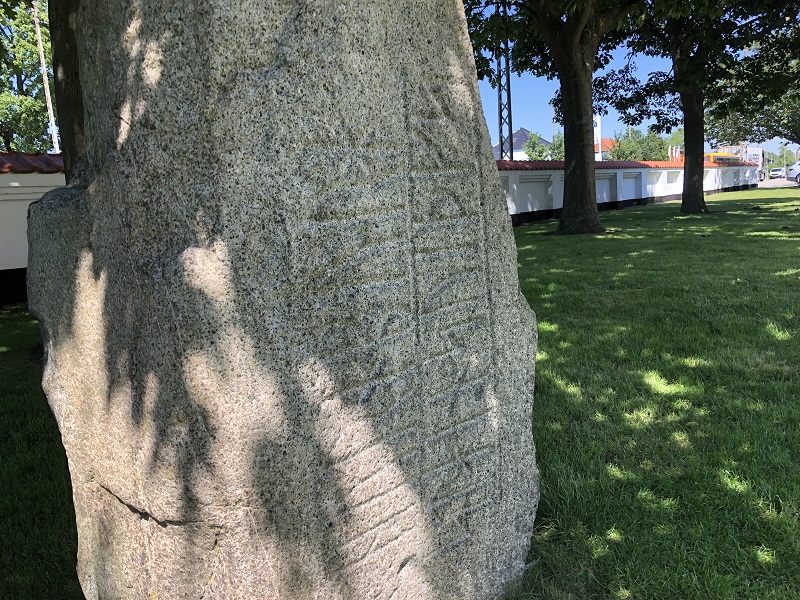 The runes seen from the west. 