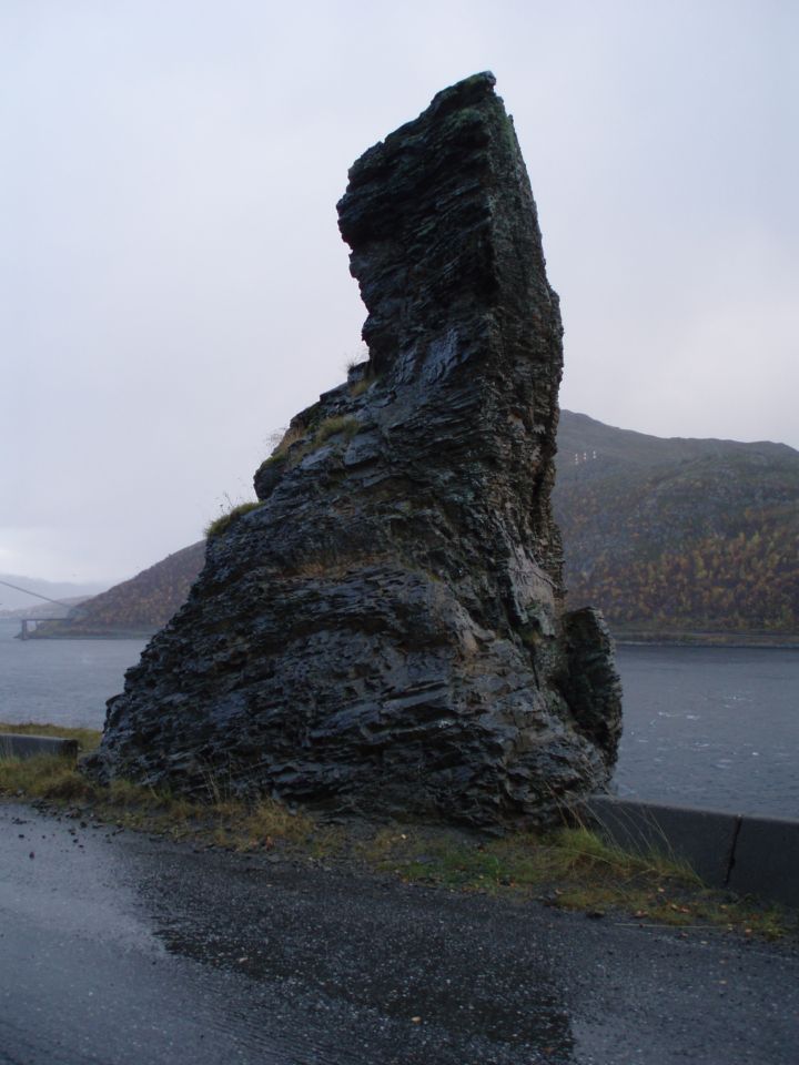 The stone-idol seen from the north