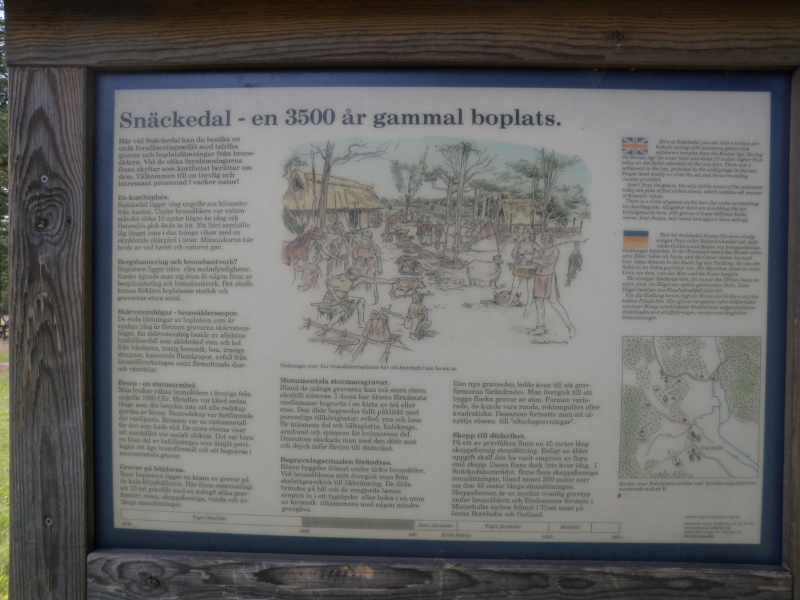 Snäckedal burial ground in Småland, Sweden