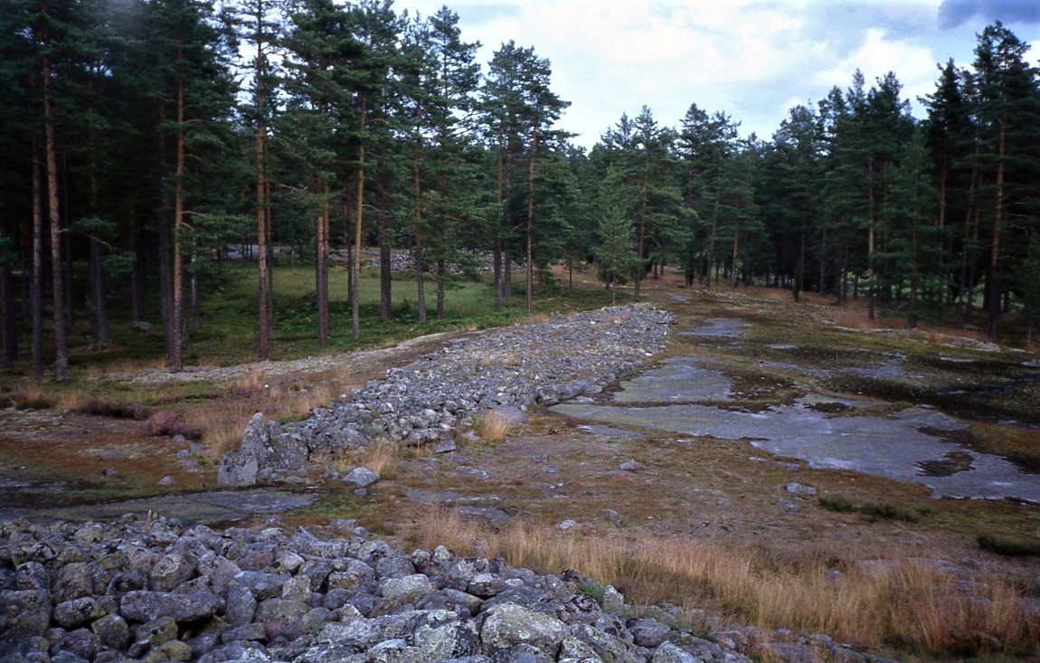 Snäckedal Grävfält. Foto taken about 25 years ago