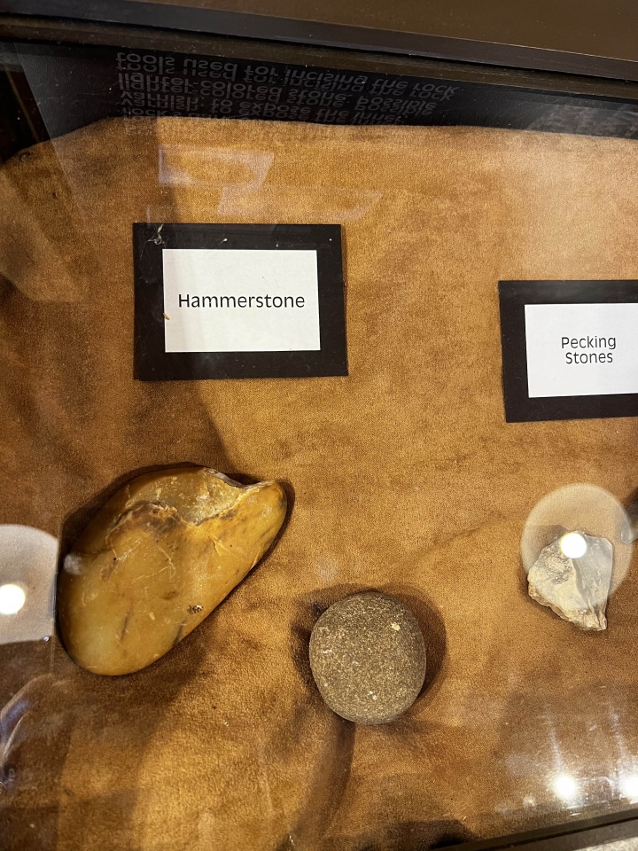 Artifacts located on site from the Legend Rock visitor center.  