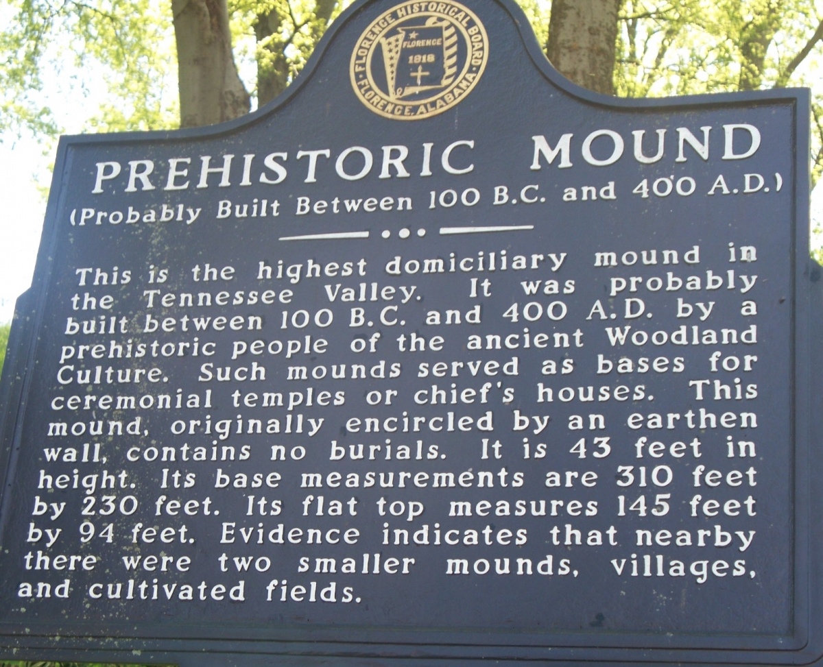 Historical marker on site.  Photo credit:  Historical Marker Database.