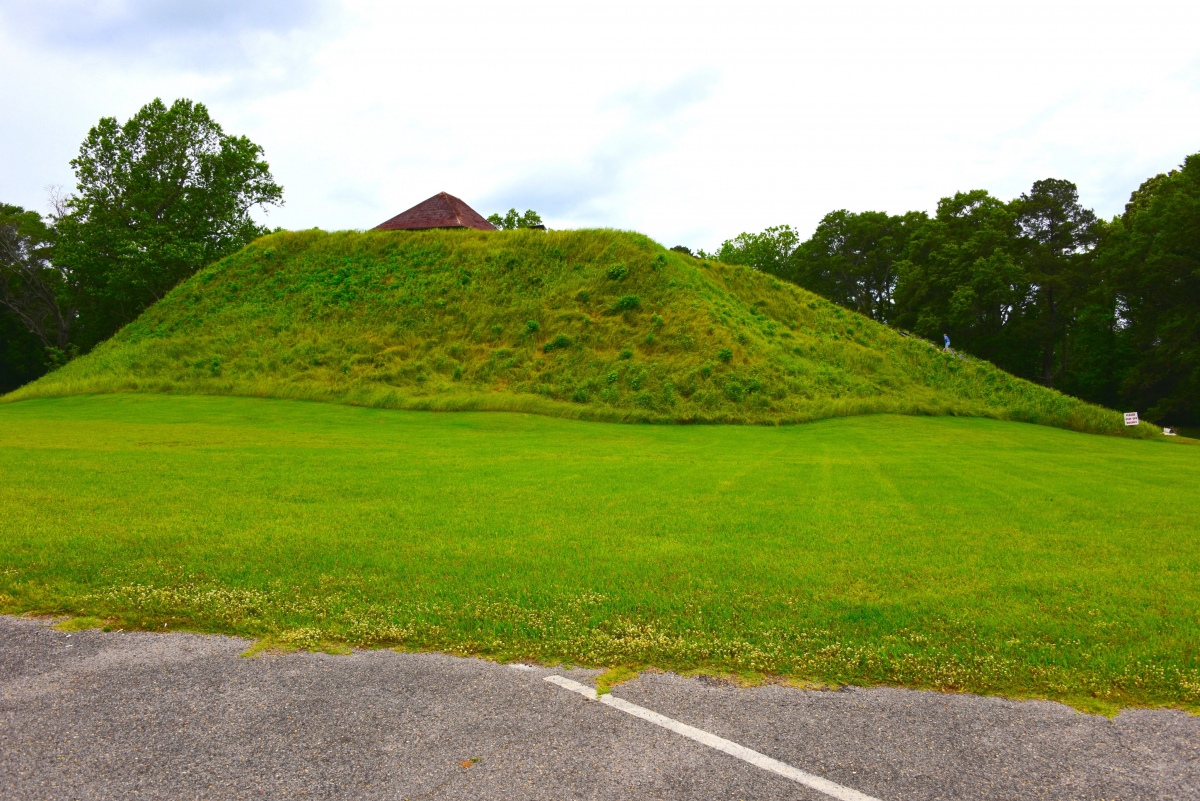 Photo courtesy Dr Greg Little, author of the Illustrated Encyclopedia of Native American Indian Mounds & Earthworks (2016).

The 65-ft high 
