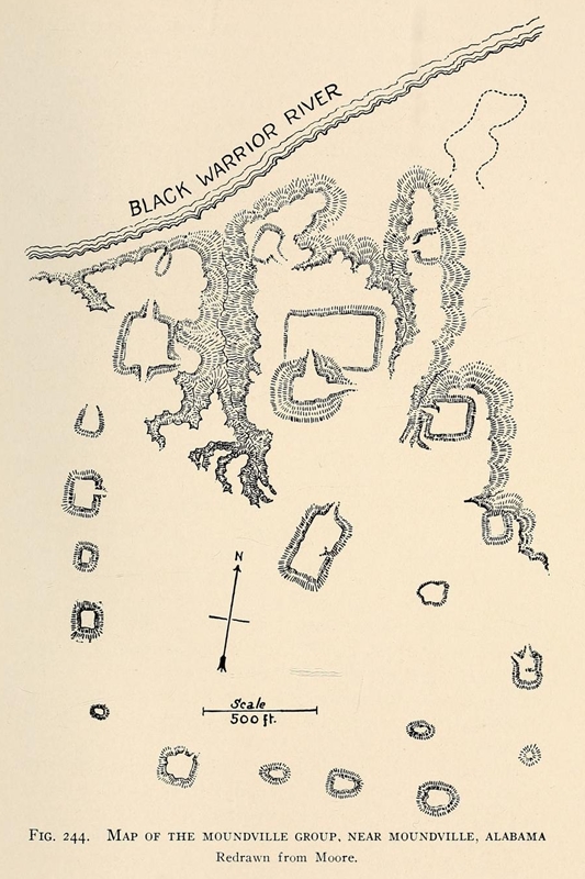 Old plan of the site, from 