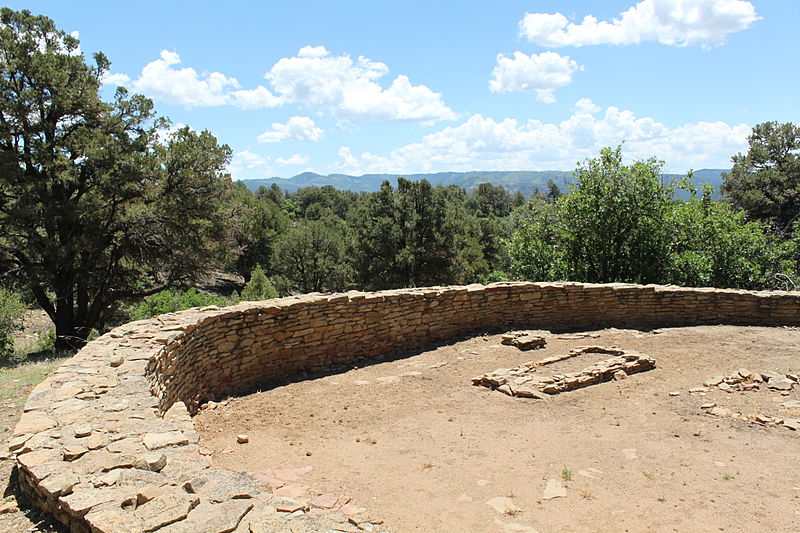 The Great Kiva is located within the Chimney Rock Archaeology Area in the San Juan National Forest in Archuleta County Colorado. Experts believe this to have been built circa 1084 by the early Puebloan people. It would have originally bore an adobe plaster exterior. The structure was rebuilt in 1972.

Author 000jaw
