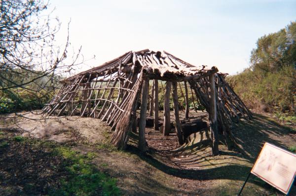 Ohlone pit house