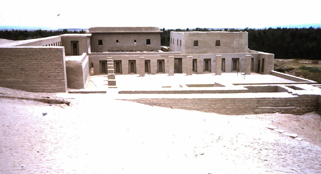 The Temple Of The Virgins Of The Sun at Pachacamac.  A photo taken during a visit there in 1964.  The photo is a scan of one of my very old slides from that trip.