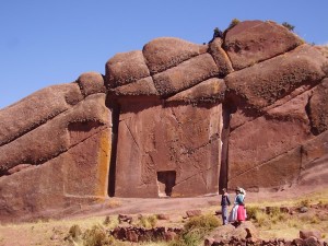 Aramu Muru is a mysterious portal located near Lake Titicaca on the Peru/Bolivia border.  This photo was taken by Brien Foerster.