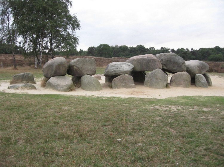 Site in Drenthe Netherlands
D54 Hunebed photographed in the late evening in September 2009 en route to see its German cousins across the border near Meppen.
