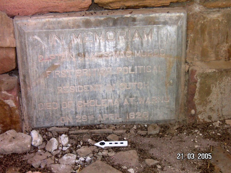 Warnu Dada Temple

captain James MacMurdo  mausoleum 