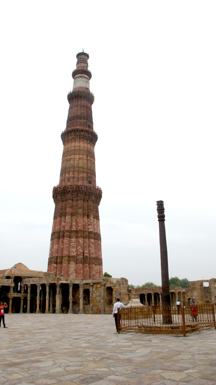 Qutab Minar with iron pillar

Site in  India

