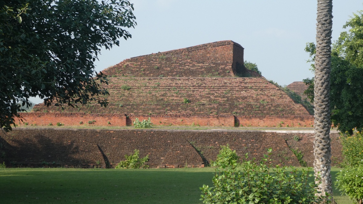 Nalanda University excavated site