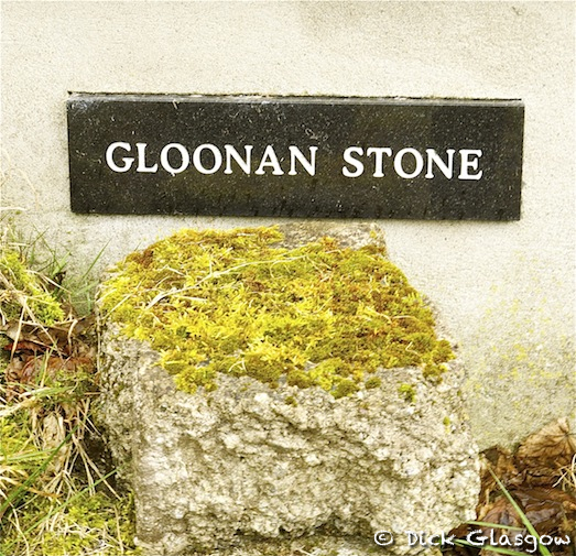 The Gloonan Stone (Craigagh) near Cushendun, Co. Antrim.