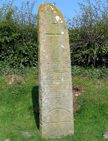 Southeast Face of Kilnasaggart Pillar Stone, County Armagh, Northern Ireland.