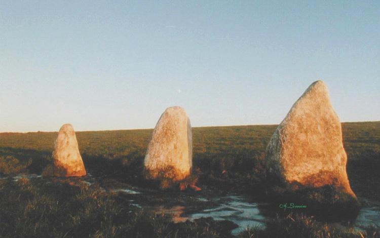 Three Friars stone row.