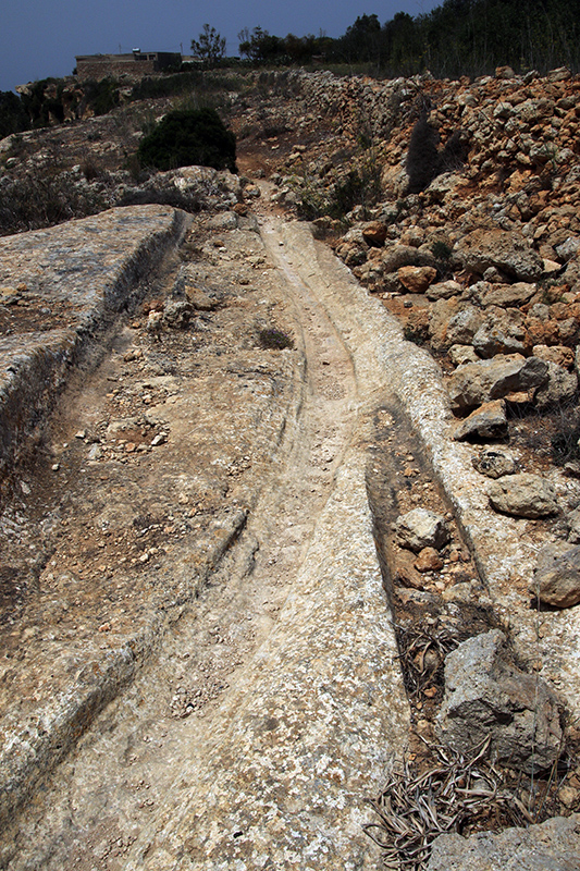 Għar Ilma Cart Ruts Għar Żerrieq Ancient Trackway The Megalithic Portal And Megalith Map 7513