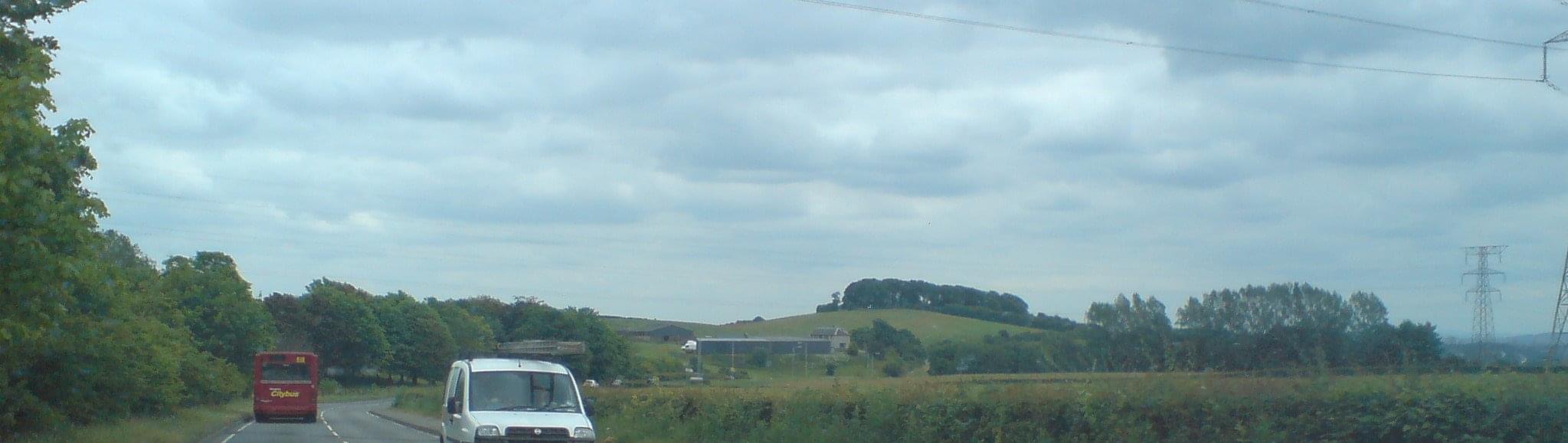 Castlehill Fort from the A810 in 2010