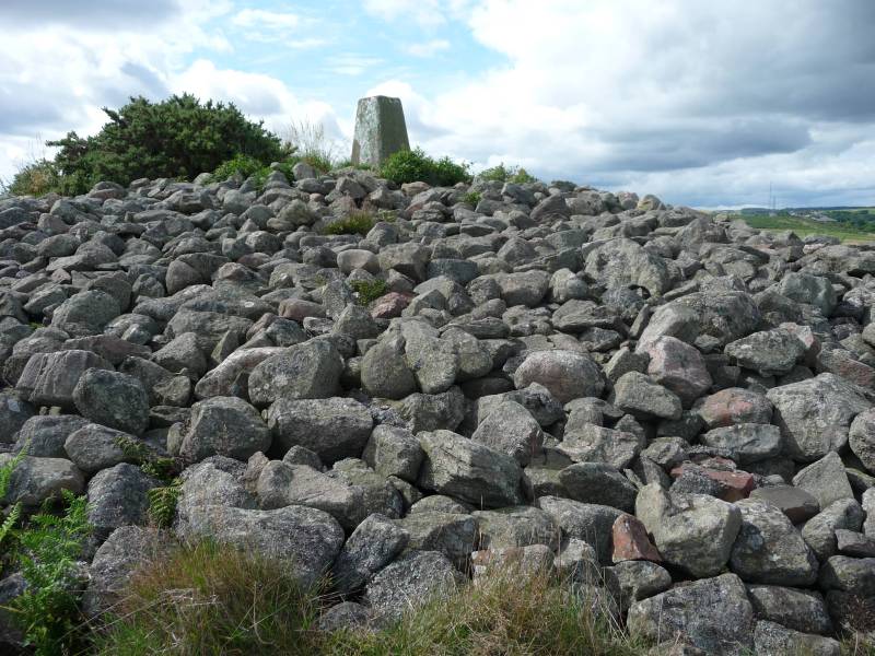 Baron's Cairn on Tullos Hill, near the coast, just south of the River dee estuary.