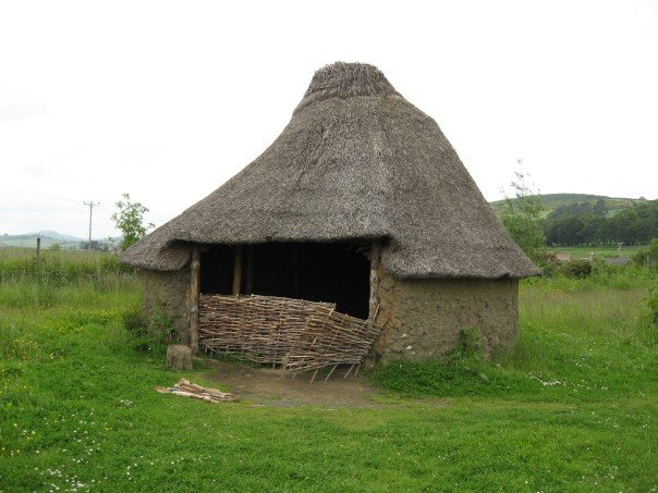 The Bronze Age workshop at Archaeolink. The axe-casting demonstrations are done here.