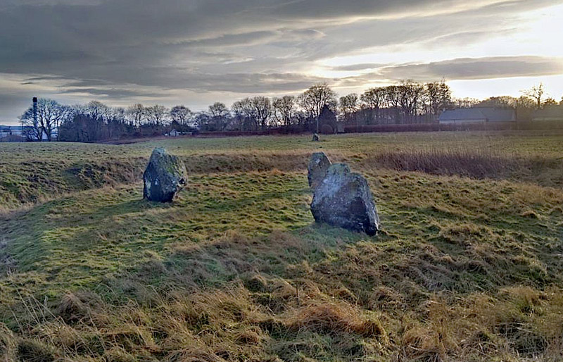 Broomend Of Crichie Stone Circle / Henge